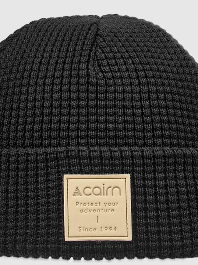 Bonnet domy noir enfant - Cairn