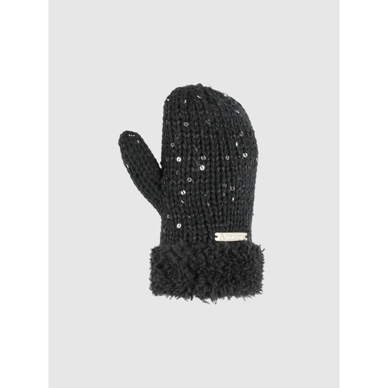 Moufles polaire manon noir enfant - Cairn
