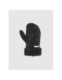 Moufles polaire manon noir enfant - Cairn