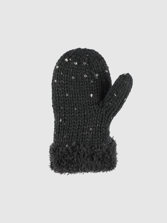 Moufles polaire manon noir enfant - Cairn