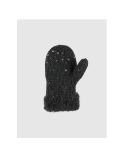 Moufles polaire manon noir enfant - Cairn