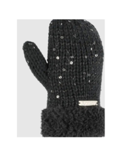Moufles polaire manon noir enfant - Cairn