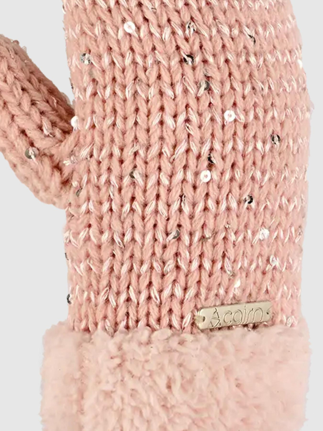 Moufles polaire manon rose enfant - Cairn