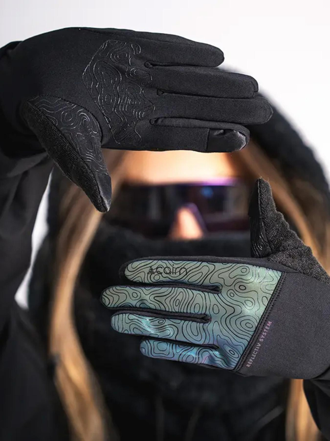 Gants multisports tactiles keyrun touch noir adulte - Cairn