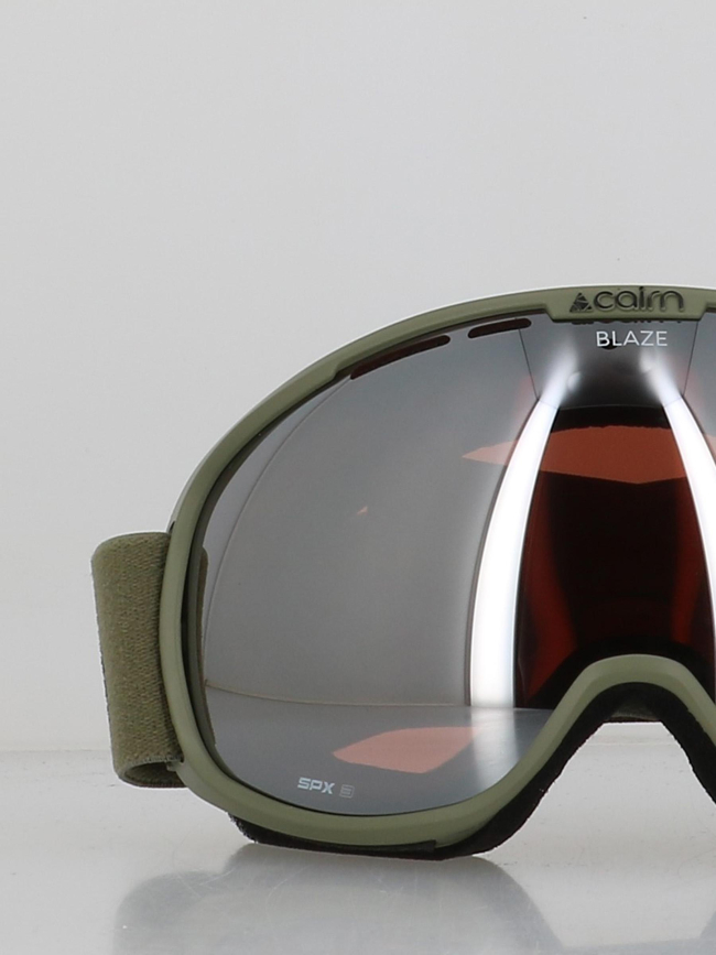 Masque de ski blaze spx3 kaki adulte - Cairn