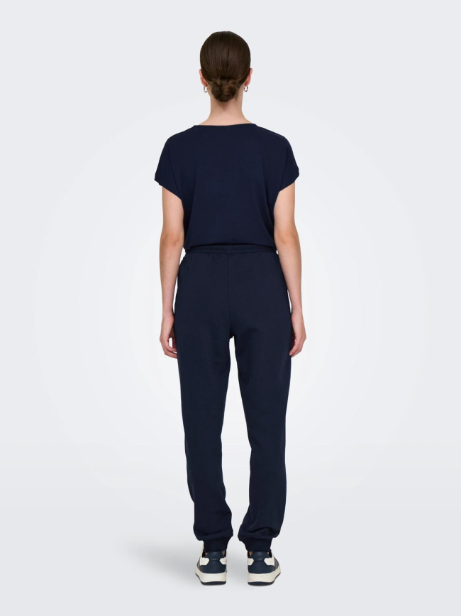 Pantalon jogging onplux bleu marine femme - Only