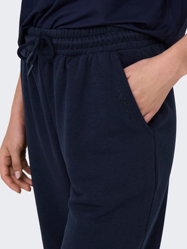 Pantalon jogging onplux bleu marine femme - Only