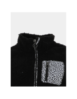 Veste polaire denise noir femme - Angele Sportwear