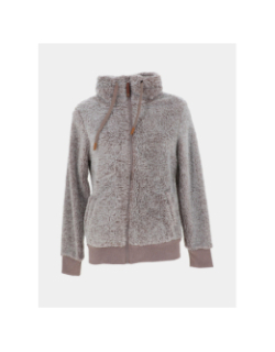 Veste polaire livia beige femme - Angele Sportswear