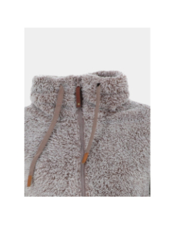 Veste polaire livia beige femme - Angele Sportswear