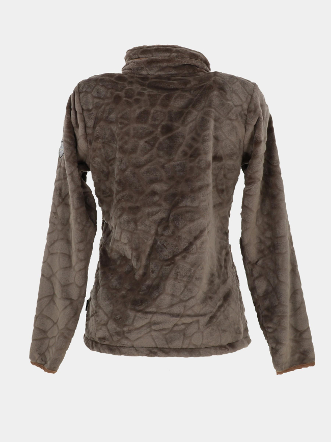 Veste polaire innsbruck marron femme - Angele Soprtswear