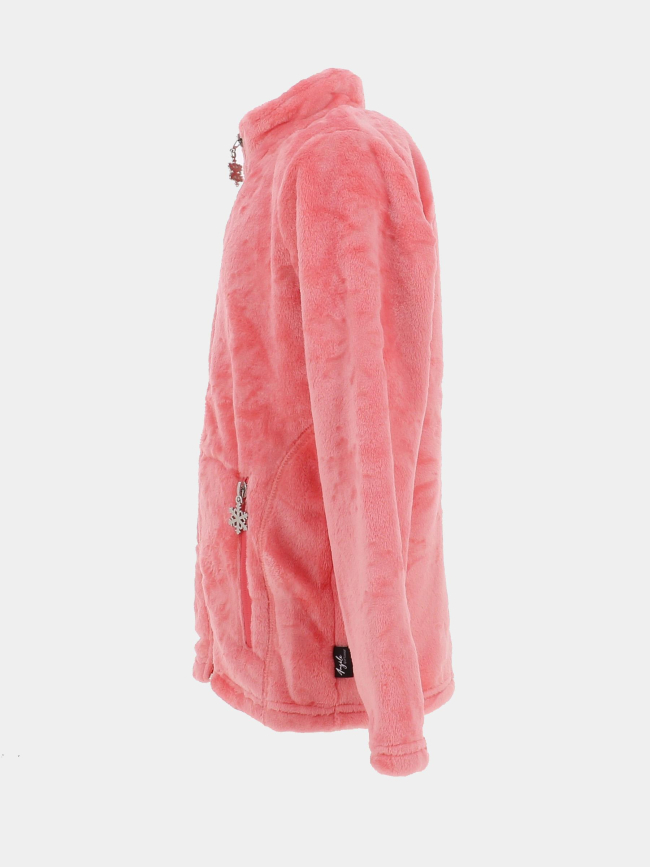Veste polaire courmayeur corail fille - Angèle