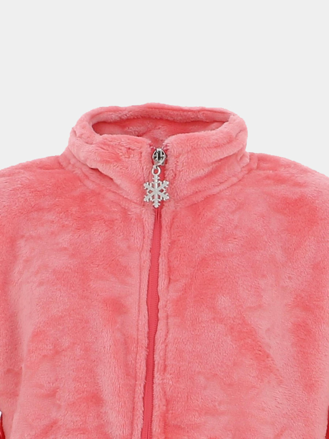 Veste polaire courmayeur corail fille - Angèle