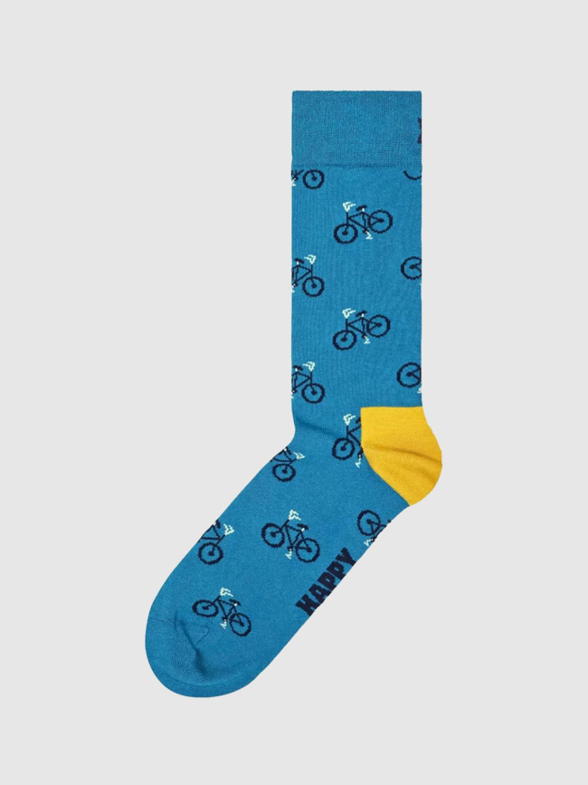 Chaussettes bike bleu - Happy Socks