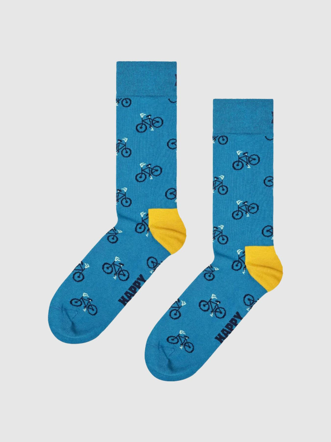 Chaussettes bike bleu - Happy Socks