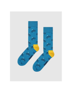 Chaussettes bike bleu - Happy Socks