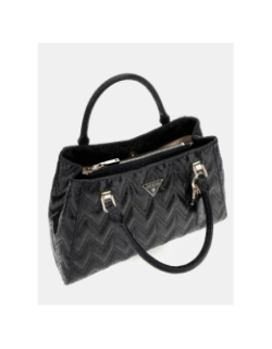 Sac à main adelard dome satchel noir femme - Guess