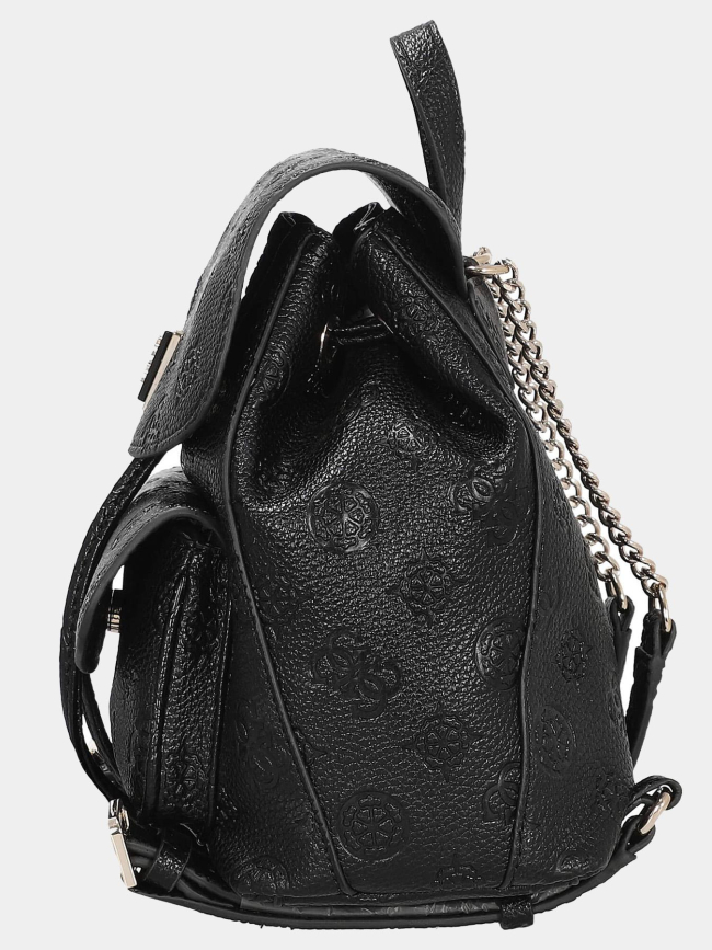 Sac à dos monogramme deesa noir femme - Guess