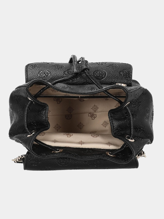 Sac à dos monogramme deesa noir femme - Guess