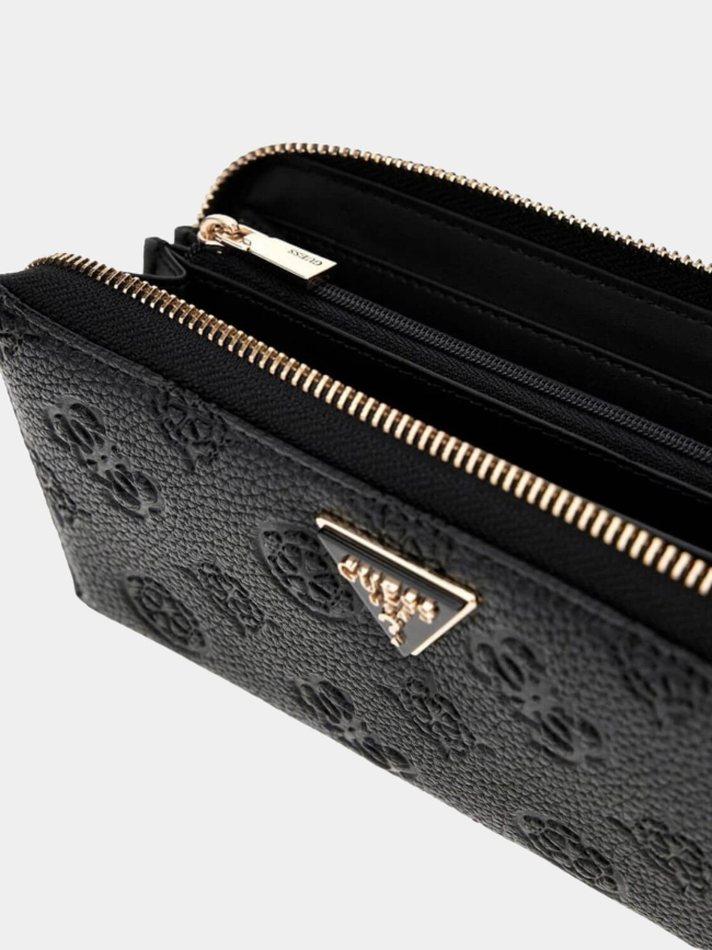 Maxi portefeuille  gianessa noir femme - Guess