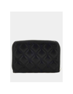 Mini portefeuille matelassé didi noir femme - Guess
