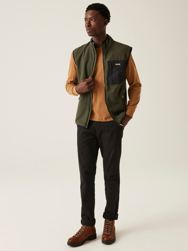 Gilet polaire sans manches frankie kaki homme - Regatta