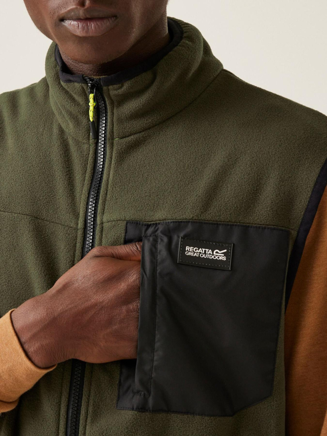 Gilet polaire sans manches frankie kaki homme - Regatta