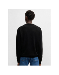 Pull col rond san cosmo-c noir homme - Hugo