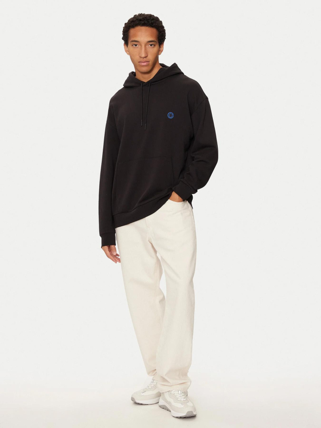 Sweat à capuche nottyo noir homme - Hugo