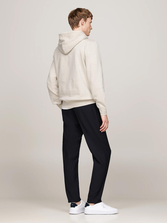 Sweat à capuche essential fleece beige homme - Tommy Hilfiger