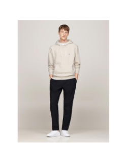 Sweat à capuche essential fleece beige homme - Tommy Hilfiger