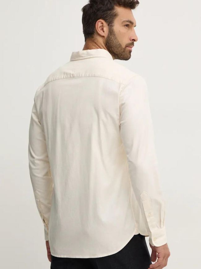 Chemise à drapeau brodé blanc homme - Tommy Hilfiger