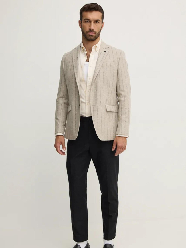 Chemise à drapeau brodé blanc homme - Tommy Hilfiger