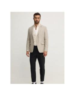 Chemise à drapeau brodé blanc homme - Tommy Hilfiger