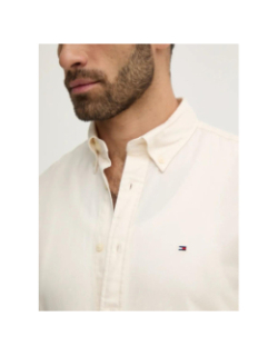 Chemise à drapeau brodé blanc homme - Tommy Hilfiger