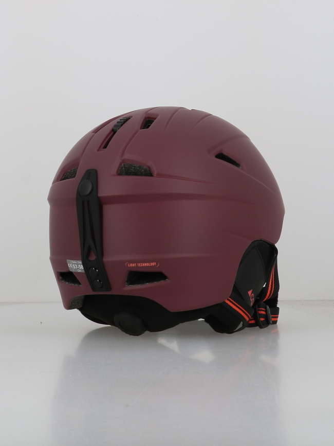 Casque de ski electron mat grenat violet - Cairn