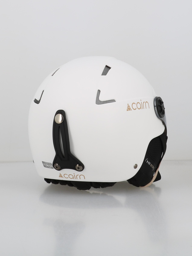 Casque de ski avec masque android visor mat blanc - Cairn