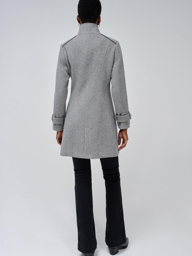 Manteau en tissu grace gris femme - Salsa