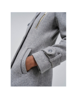 Manteau en tissu grace gris femme - Salsa