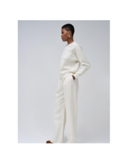 Sweat pailleté blanc doré femme - Salsa