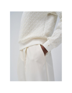 Sweat pailleté blanc doré femme - Salsa