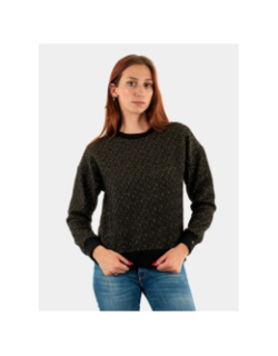 Sweat pailleté noir doré femme - Salsa