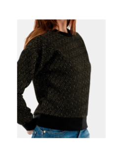 Sweat pailleté noir doré femme - Salsa