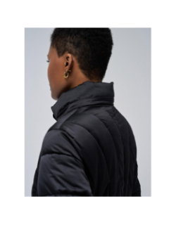 Manteau matelassé coupe slim jackie noir femme - Salsa