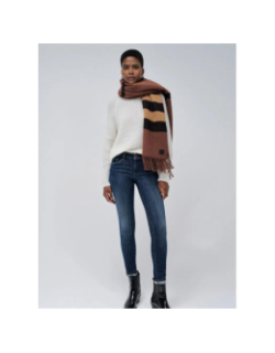 Jean wonder push up skinny bleu marine femme - Salsa