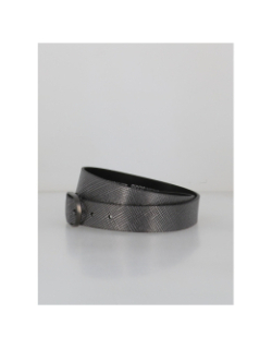 Ceinture en cuir embossed argenté femme - Salsa