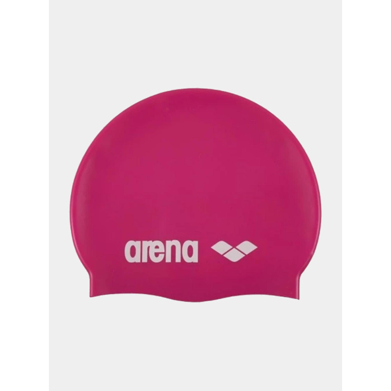 Bonnet de bain classic silicone fuchsia - Arena