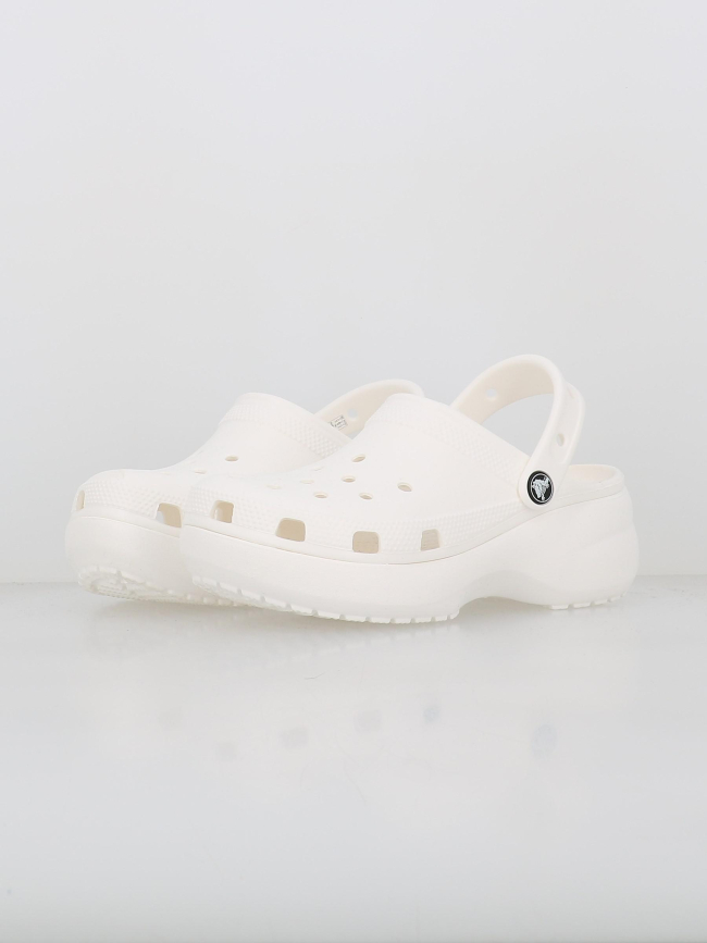 Crocs sabot classic platform clog blanc - Crocs