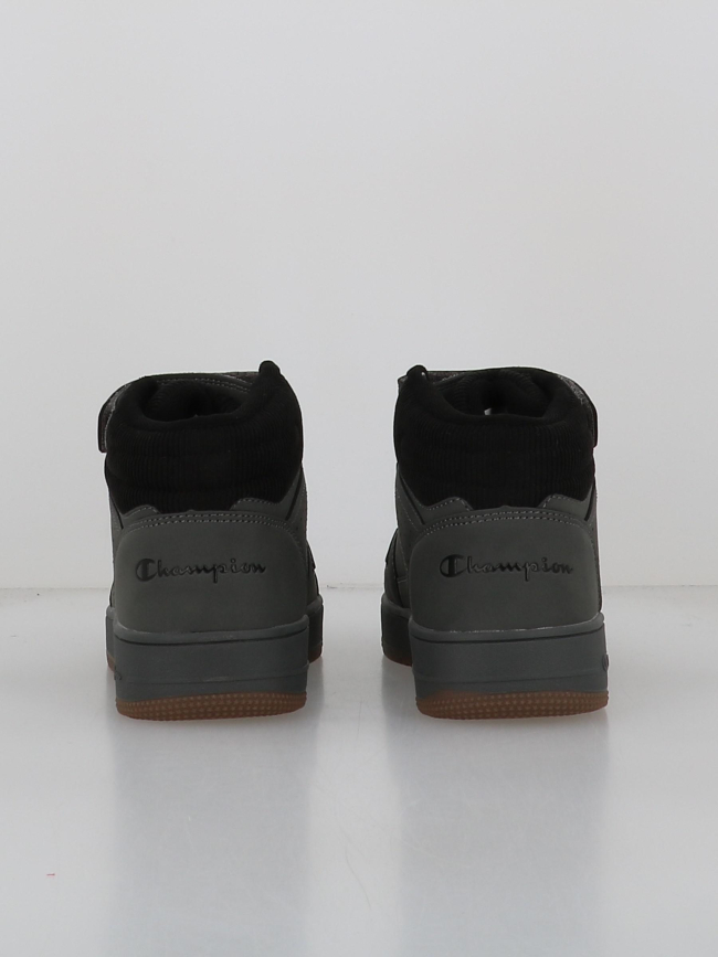 Baskets montantes rebound mid noir enfant - Champion