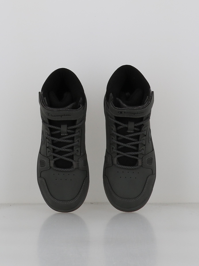 Baskets montantes rebound mid noir enfant - Champion